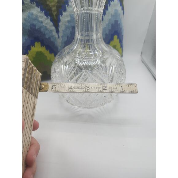 Antique Americsm Brilliant Cut Glass Water Carafe - Picture 8 of 8